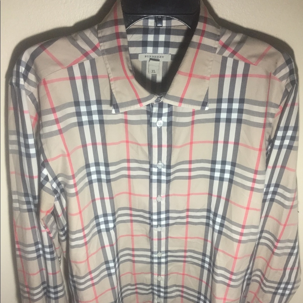 Authentic Burberry London XL Long Sleeve Shirt